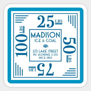Madison Ice & Coal Sticker